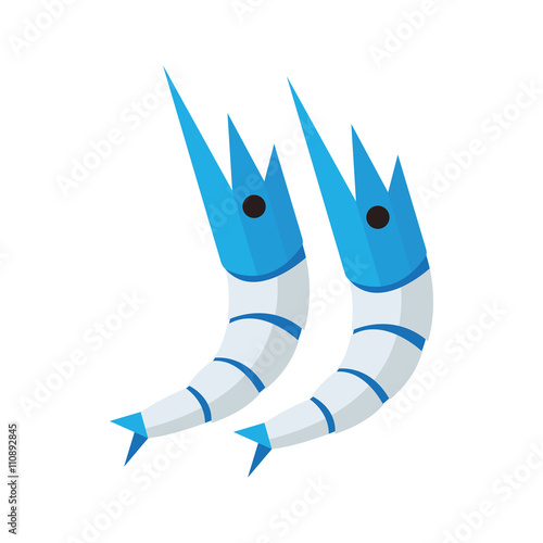 shrimp vector design