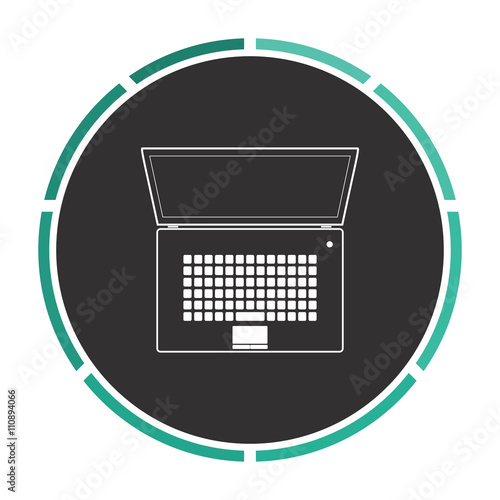 netbook computer symbol