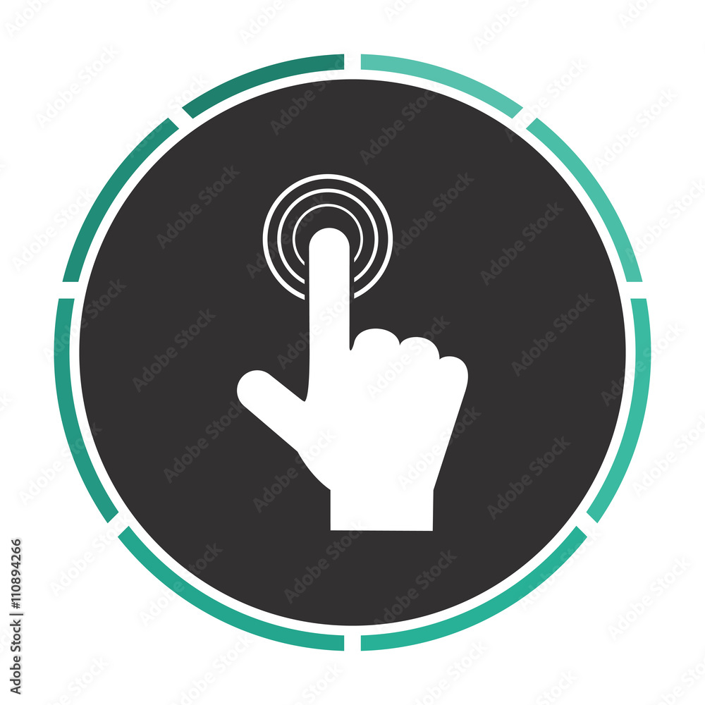 hand click computer symbol