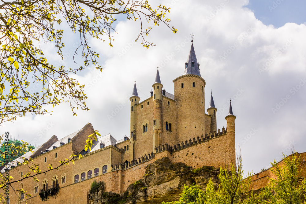 Alcazar Castle in Segovia, Spain