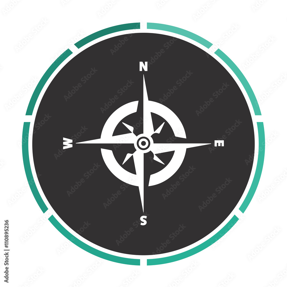 Compass computer symbol Compass computer symbol