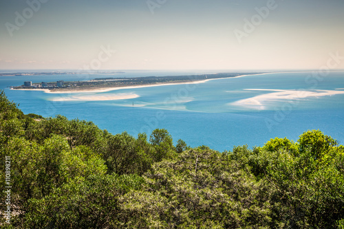 Beautiful landscape view of the National Park Arrabida in Setuba