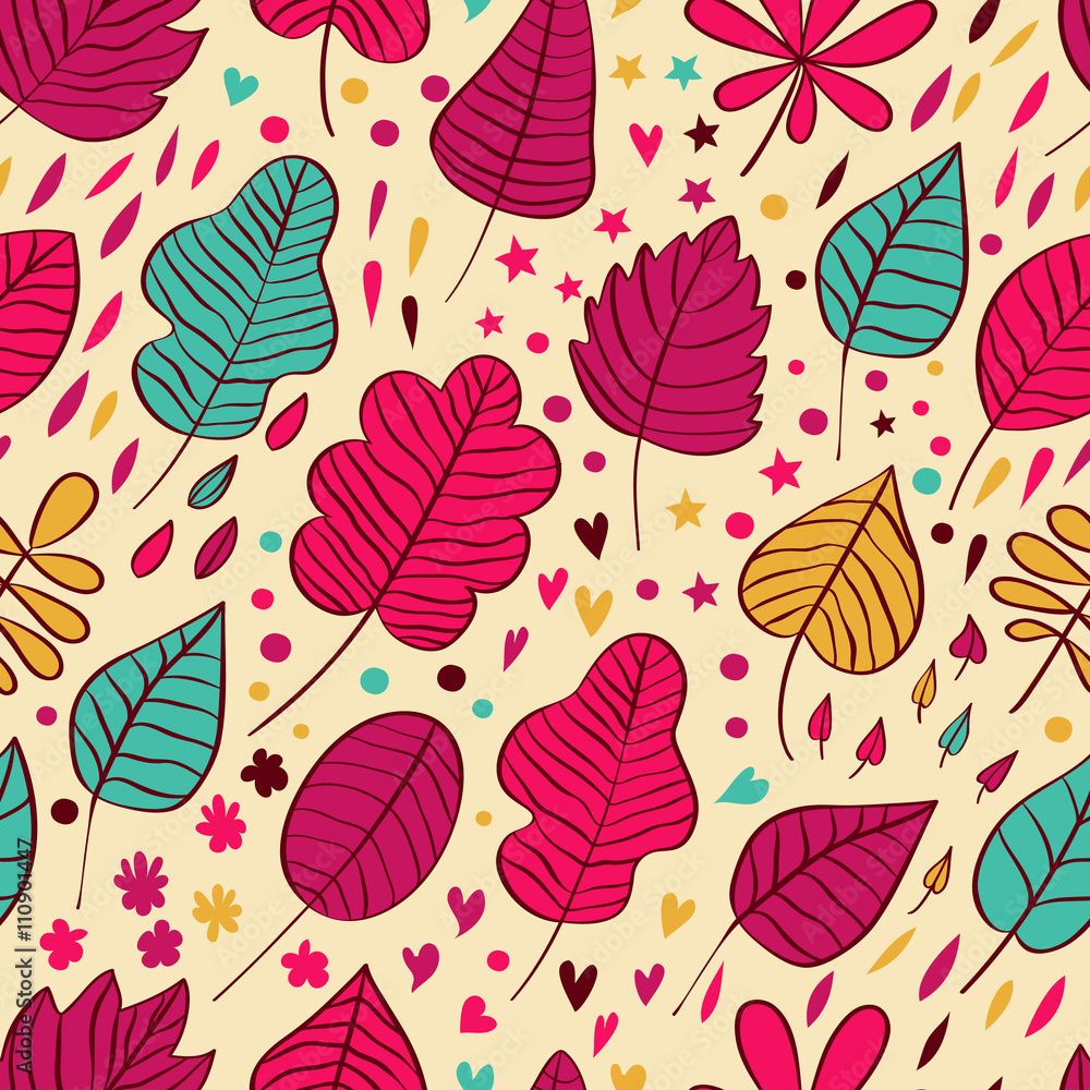 vector set of autumn leave drawn design elements vector set of autumn leave drawn design elements