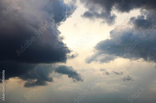 Blue sky background with white clouds. Clouds with blue sky. Clouds background. Sky print. Clouds print