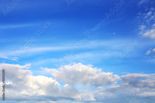 Blue sky background with white clouds. Clouds with blue sky. Clouds background. Sky print. Clouds print