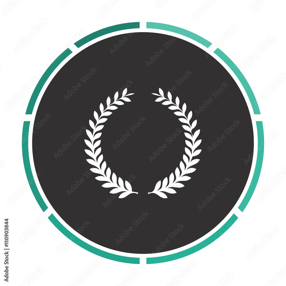 Obraz premium laurel wreath computer symbol