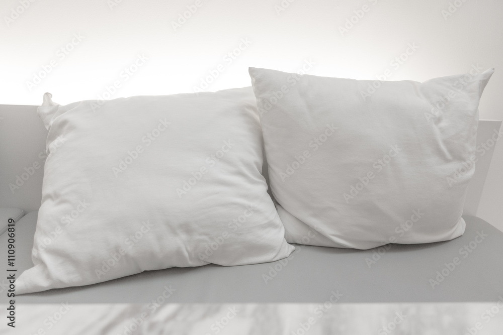 white pillow put on seat white pillow put on seat