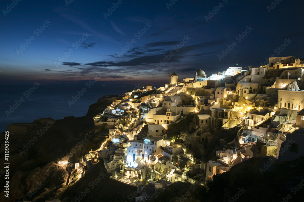 Notte a Santorini