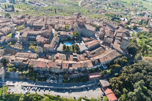 The medieval town of Lucignano in Tuscany - Italy