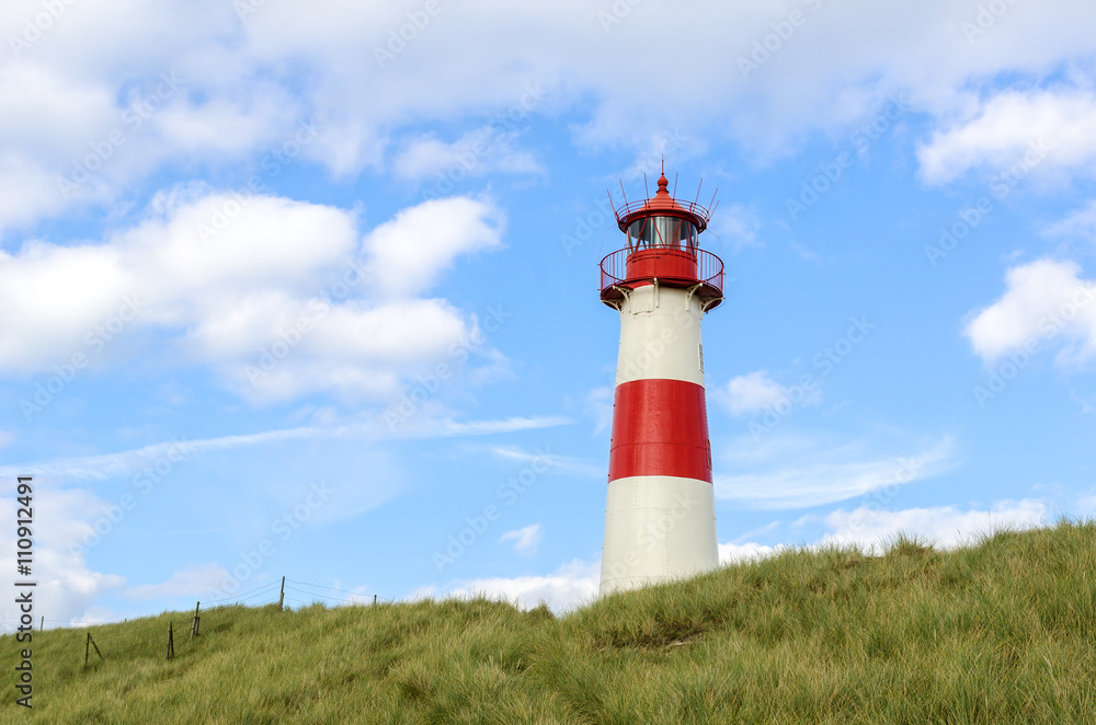 Lighthouse on the Dune
Lighthouse List East on a dune of  the island Sylt, Germany, North Sea