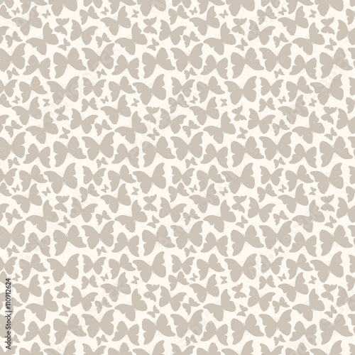 Seamless pattern with butterflies