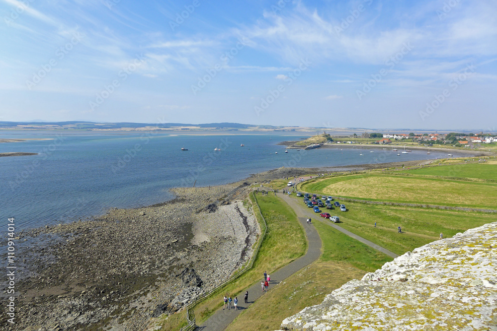 View from Lindisfarne Castle, Northumberland
