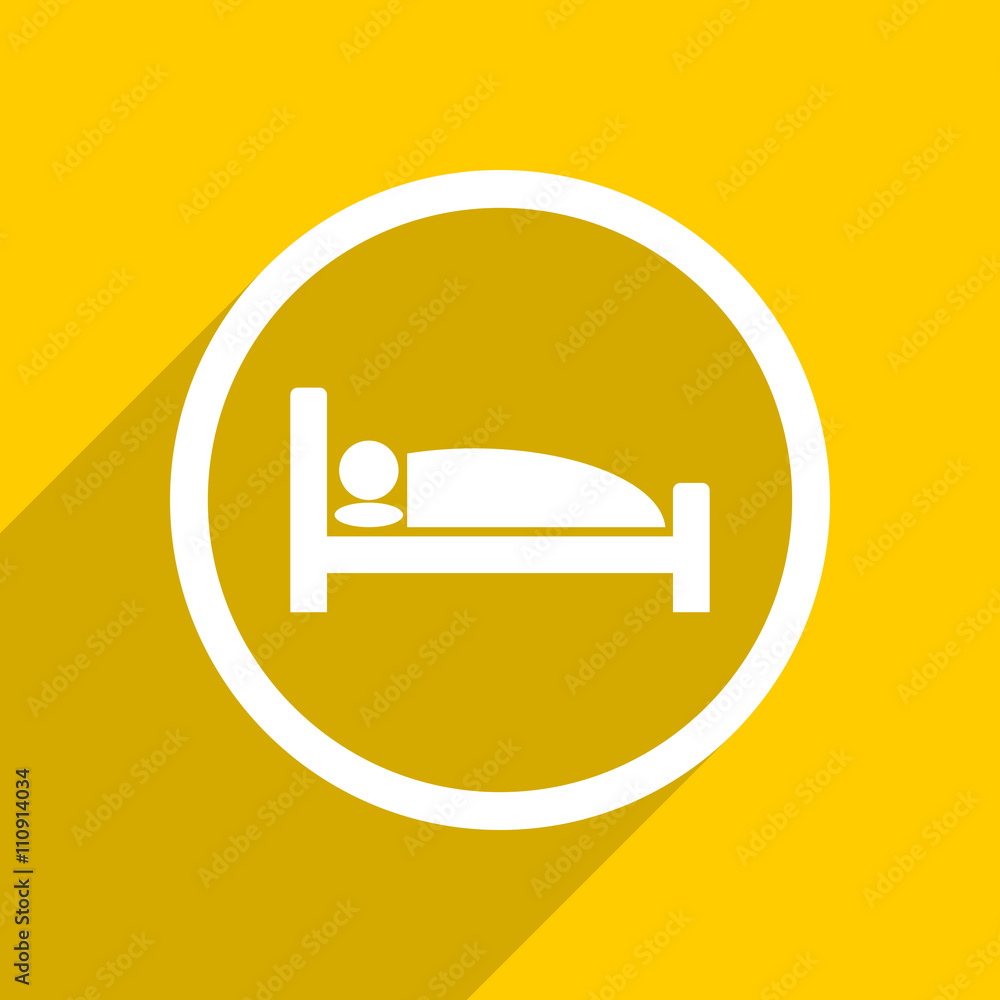 yellow flat design hotel modern web icon for mobile app and internet yellow flat design hotel modern web icon for mobile app and internet