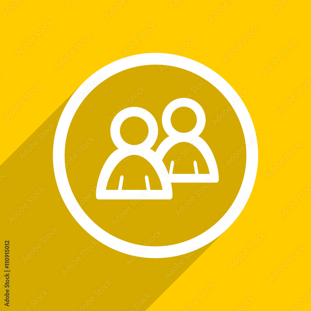 yellow flat design forum modern web icon for mobile app and internet yellow flat design forum modern web icon for mobile app and internet