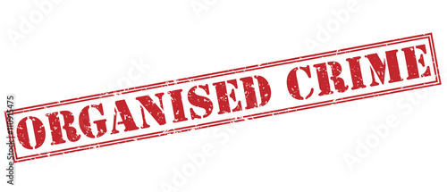Fotografie organised crime stamp