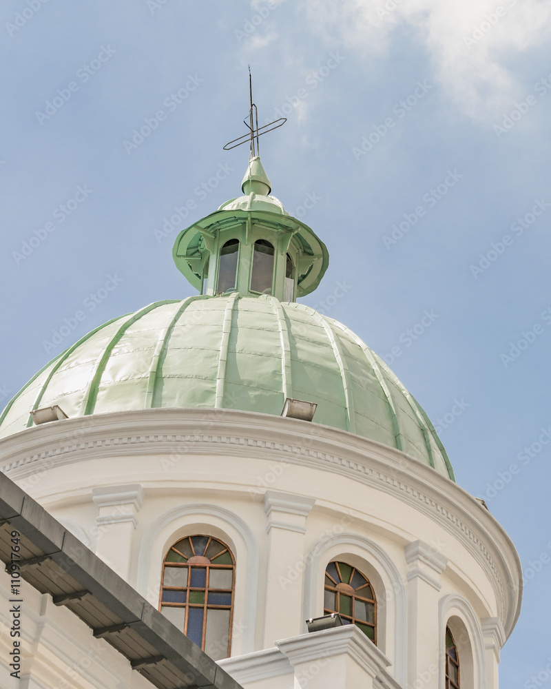 Church Dome Low Angle View