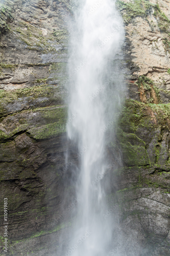 Obraz premium Catarata de Gocta - one of the highest waterfalls in the world, northern Peru.
