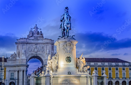 Praça do Comercio em Lisboa Portugal