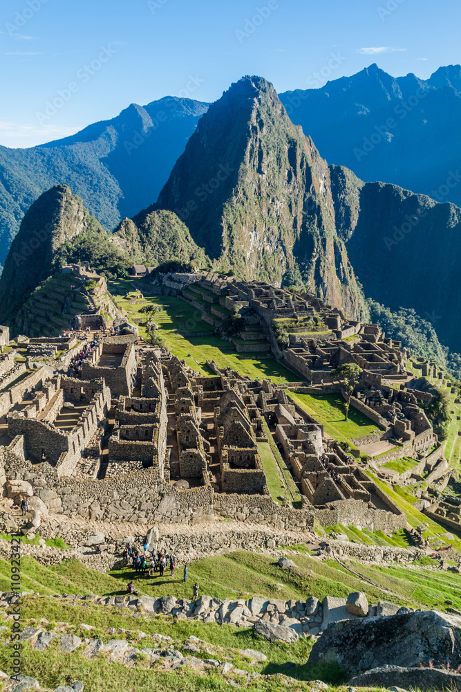 Machu Picchu ruins, Peru.