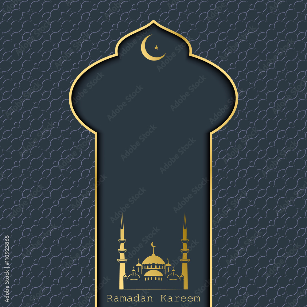 Fototapeta premium Ramadan Kareem greeting card