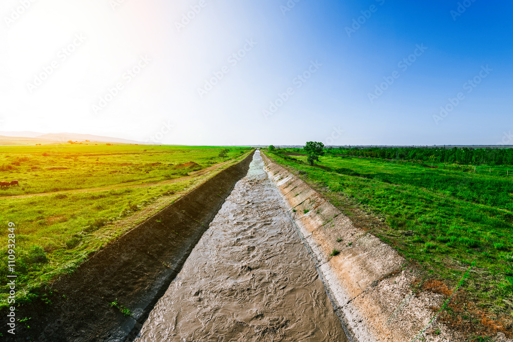 Irrigation Water Canal