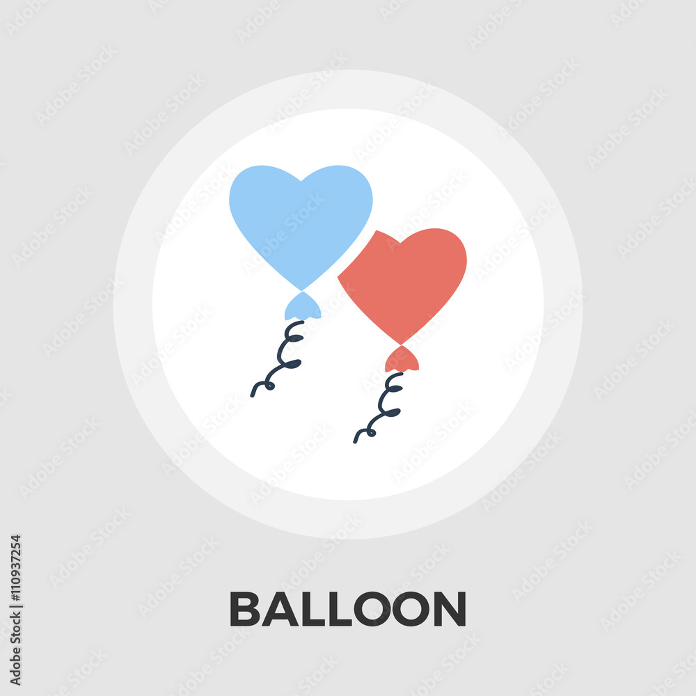 Balloon icon vector.