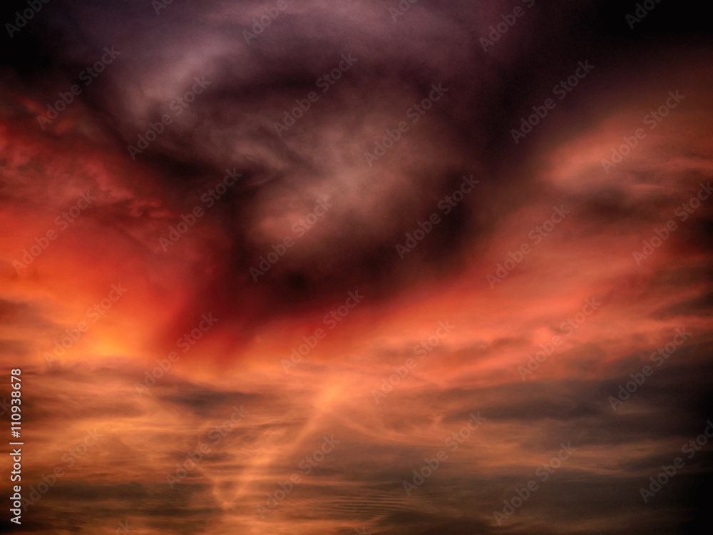 strom cloud in sky of evening sunset time, rain, nature light, dark shadow strom cloud in sky of evening sunset time, rain, nature light, dark shadow