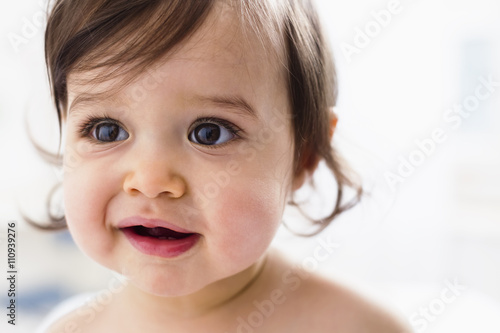 portrait of baby boy, close-up photo