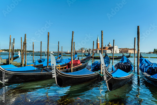 Gondolas in Venice