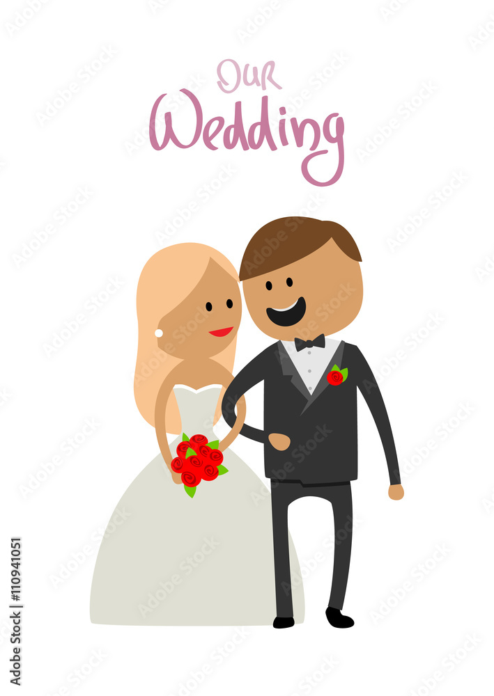 husband and wife at the wedding of happiness flowers husband and wife at the wedding of happiness flowers