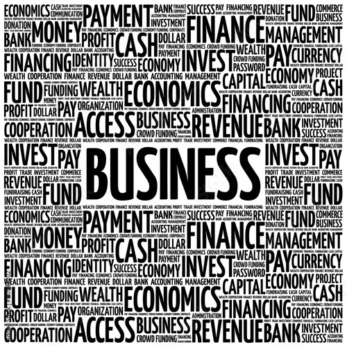 BUSINESS word cloud concept