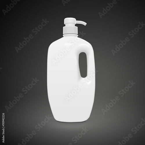 shower gel plastic bottle