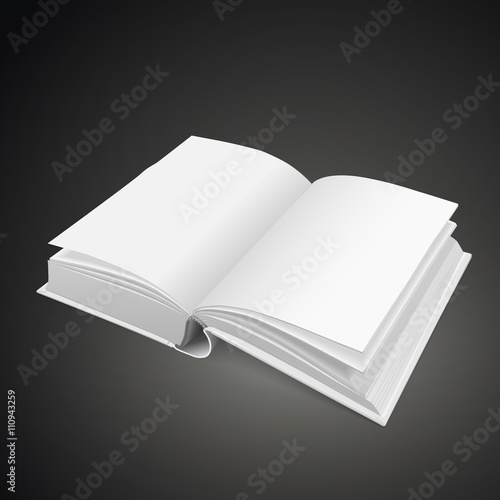 open blank book