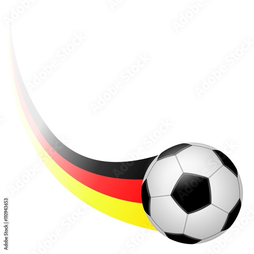 Fu  ball. Farben Deutschland  2 