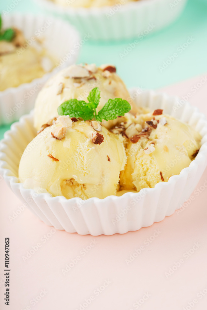 Vanilla ice cream Vanilla ice cream