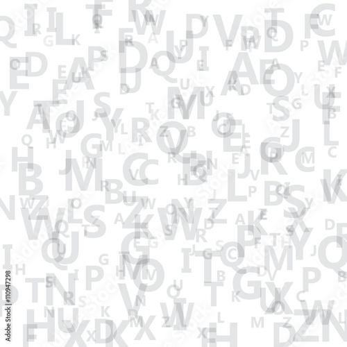 Vector Abstract Alphabet background