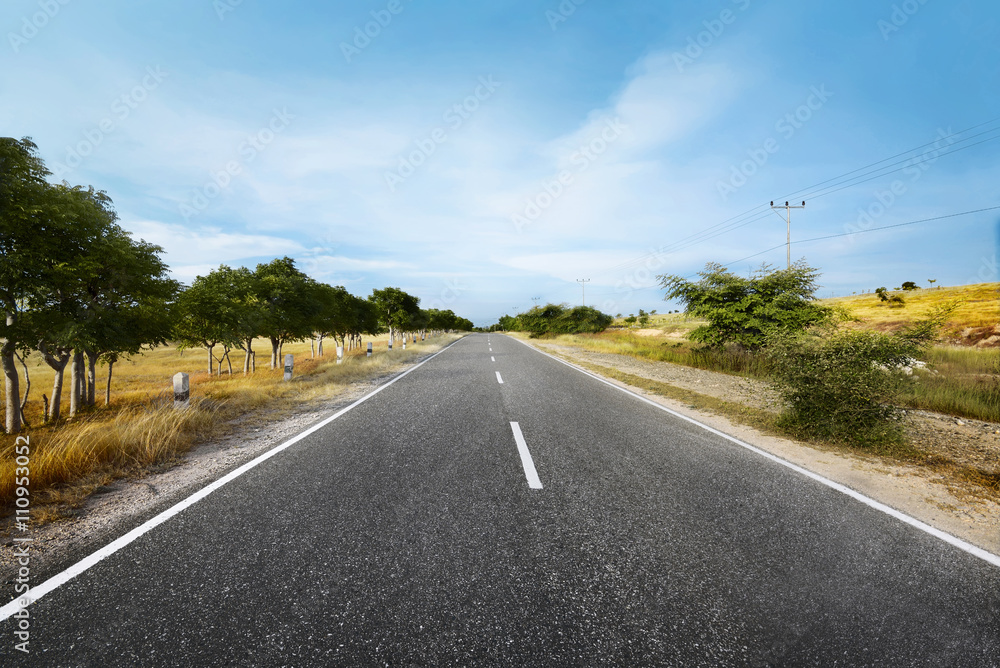 Empty Road At Sumba, Indonesia