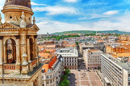 Center of Budapest, View from the St.Stephen Basilica. © BRIAN_KINNEY