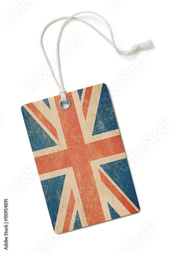 old paper cloth tag with Gr...
