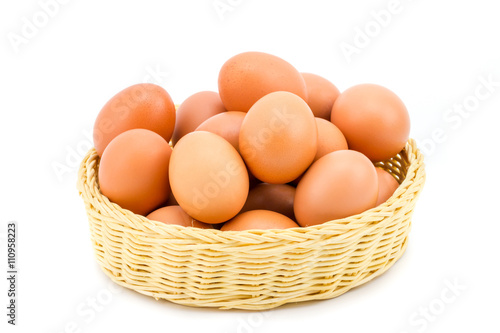 Wallpaper Mural eggs isolated on white background Torontodigital.ca