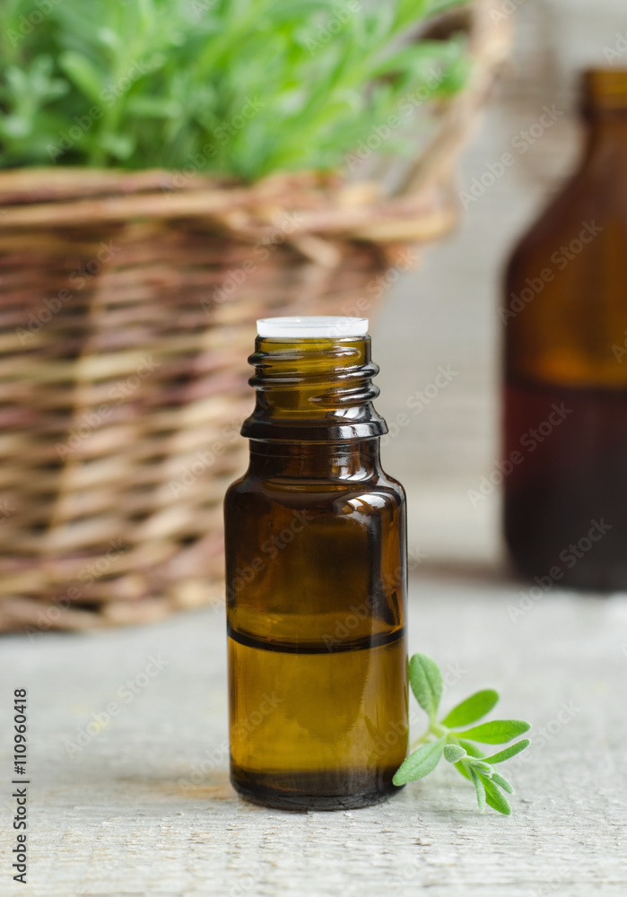 Small bottle of essential oil (herbal tincture) Small bottle of essential oil (herbal tincture)