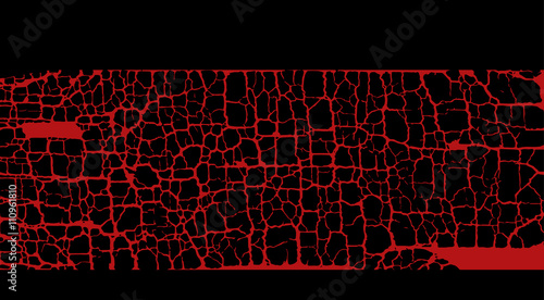 red craquelure background vector illustration