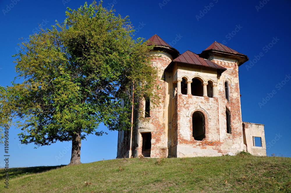 Old abandonned romanian rural castle