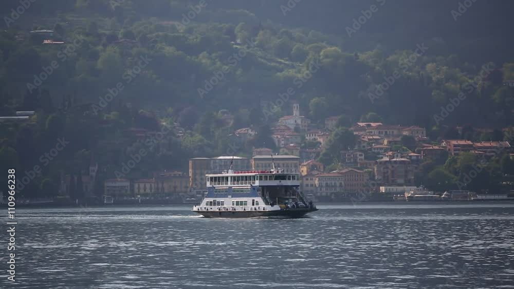 Trip on the ship to Belaggio, the famous village of north Italy Trip on the ship to Belaggio, the famous village of north Italy