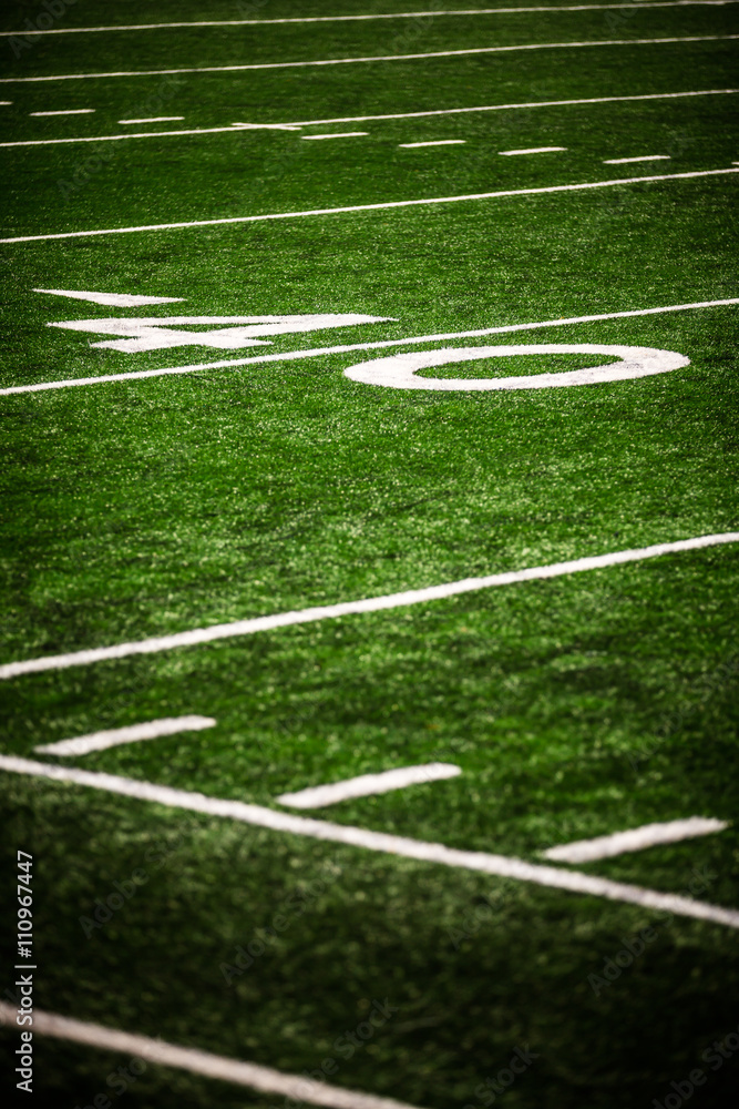 40 Yard Line on a Football Field 40 Yard Line on a Football Field