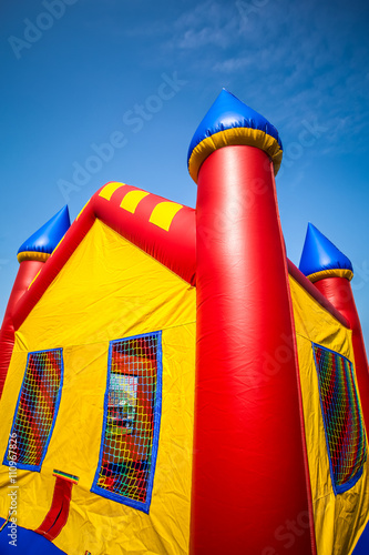 Fototapeta Inflatable Bouncy Castle