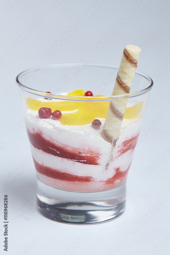 dessert with fruits dessert with fruits