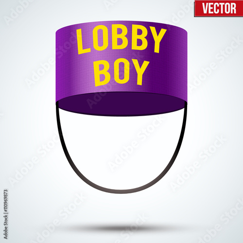 Lobbyboy Hat Vector Illustration