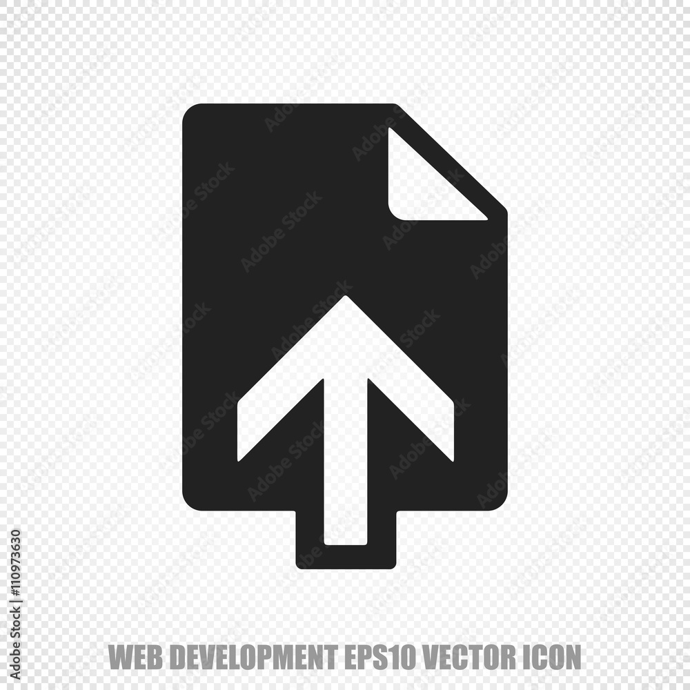 Web design vector Upload icon. Modern flat design. Web design vector Upload icon. Modern flat design.