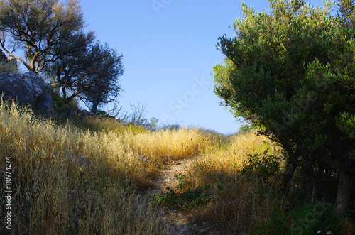 Hills near Polyrrinia village on Crete - Greece